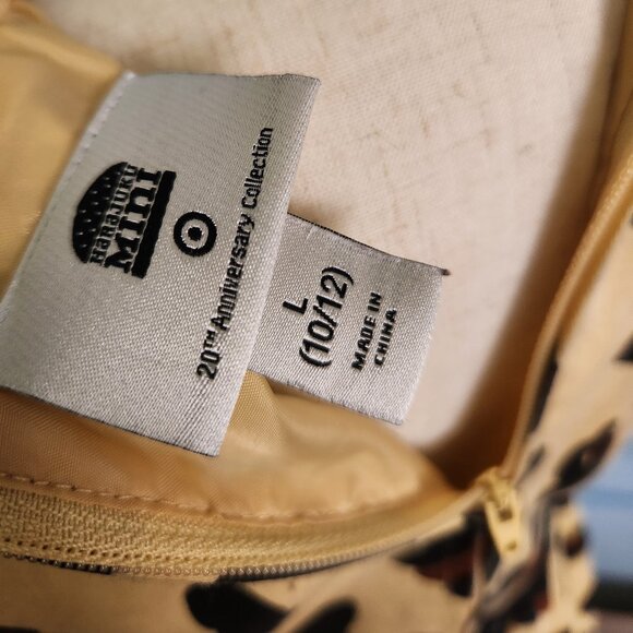 Girls Harajuku Mini Leopard Print Dress with Pink Accent, Size Kids L (10/12) - Picture 5 of 5